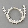Natural Freshwater Shell Beads Strands SSHEL-Q296-34-1