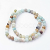 Natural Flower Amazonite Bead Strands G-G735-61-6mm-2