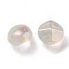 UV Plating Luminous Transparent Acrylic Beads OACR-P010-05E-2