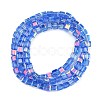 Electroplate Transparent Glass Beads Strands EGLA-B011-07A-AB03-2