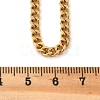 Brass Cuban Link Chain Necklacea for Women Men NJEW-F337-03G-02-3
