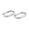 Zinc Alloy Spring Gate Rings PALLOY-L233-07B-P-3