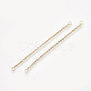 Brass Chain Links connectors X-KK-T044-03A-G-1