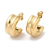 Ion Plating(IP) 304 Stainless Steel Round Stud Earrings EJEW-Z022-28G-1