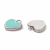 304 Stainless Steel Enamel Charms STAS-H446-150D-2