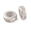 Rack Plating Brass Clear Cubic Zirconia Beads KK-M292-02P-02-2