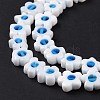 Handmade Millefiori Glass Bead Strands LAMP-J035-8mm-66-3