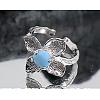 Anti-Tarnish 925 Sterling Silver Open Rings JR951A-1