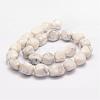 Natural Howlite Bead Strands G-K153-D15-2