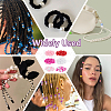 360Pcs 6 Colors Plastic European Beads KY-NB0001-65-6
