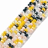 Glass Beads Strands EGLA-A034-M4mm-38-1