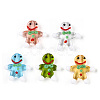 Gingerbread Man Handmade Lampwork Beads LAMP-G150-04A-1