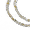 Natural Gold Rutilated Quartz Beads Strands G-F596-25B-2mm-3