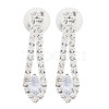Alloy Rhinestone Necklaces & Stud Earring Sets for Women SJEW-U001-01P-02-7