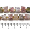 Natural Tourmaline Beads Strands G-G053-B17-04-6