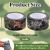 Cotton Camouflage Ribbons OCOR-WH0078-499-2
