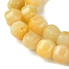 Natural Topaz Jade Beads Strands G-H023-A11-01-4
