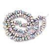 Electroplate Non-magnetic Synthetic Hematite Beads Strands G-T061-102Q-2