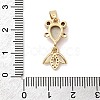 Brass Micro Pave Cubic Zirconia Pendants KK-K375-27G-20-3