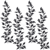 4Pcs Polyester Iron on/Sew On Patches PATC-CP0001-11B-1
