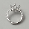 Adjustable Brass Ring Findings KK-WH0062-40P-3