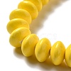 Glazed Porcelain Beads PORC-E017-02G-3