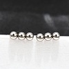 Tarnish Resistant 201 Stainless Steel Beaded Horizontal Bar Stud Earrings with 316 Stainless Steel Pin for Women STAS-K238-01P-4