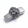 Retro 304 Stainless Steel Slide Charms/Slider Beads X-STAS-L243-025AS-1