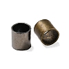 600Pcs 4 Colors Brass Crimp Beads KK-YW0001-52-2