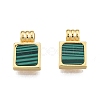 Synthetic Malachite Charms X-KK-A165-13G-3