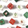 20Pcs Christmas Printed Opaque Acrylic Beads OACR-FS0002-53B-3