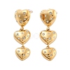 304 Stainless Steel Micro Pave Clear Cubic Zirconia Stud Earrings EJEW-S226-21G-2