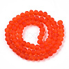 Transparent Glass Beads Strands EGLA-A034-T6mm-MD03-2