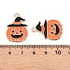 Halloween Theme Alloy Enamel Pendants ENAM-T020-07A-3