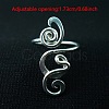 Boho Adjustable Brass Twisted Wire Wrapped Long Toe Rings FS-WGE7B88-01-4