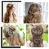 8Pairs 8 Style Double Layers Tulle Butterfly Alligator Hair Clips PHAR-CP0001-06-6