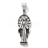 304 Stainless Steel Pendants STAS-Z098-19AS-1