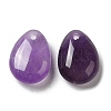 Natural Amethyst Teardrop Charms G-M410-01-05-2