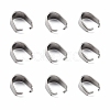 Tarnish Resistant 304 Stainless Steel Snap on Bails STAS-R048-9x7mm-1