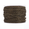 Brass Flat Oval Cable Chains CHC029Y-AB-3