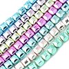 Electroplated Synthetic Non-magnetic Hematite Beads Strands G-A263-H01-01-1