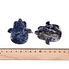Natural Sodalite Hamsa Hand with Eye Figurines DJEW-N003-04C-3