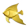Iron Fish Hanging Wall Decorations AJEW-XCP0001-48-2