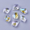 Faceted Glass Pendants GLAA-F068-C27-01-1