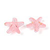 Frosted Glass Beads FGLA-T005-01I-2