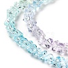 Transparent Glass Bead Strands GLAA-H023-02H-4