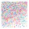 6/0 Opaque Baking Paint Glass Seed Beads SEED-PH0002-26-7