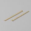 Brass Flat Head Pins KK-TAC0012-14-1