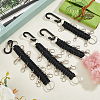 4Pcs 2 Styles Alloy Keychains HJEW-FH0001-70-4