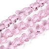 Transparent Glass Beads GLAA-Q066-14mm-B17-1